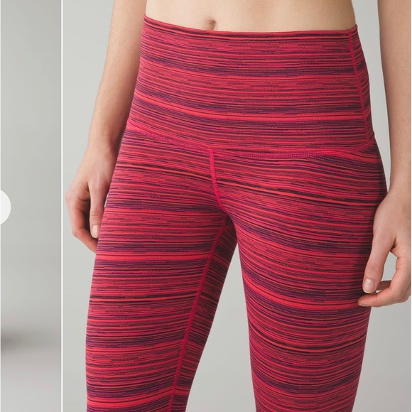 Lululemon Wunder Under Crop (Hi-Rise) Cyber Boom Juice Alarming size 4 - Picture 4 of 12